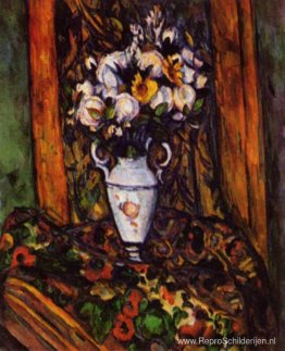 Stilleven, vaas met bloemen Stilleven, vaas met bloemen