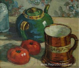 Stilleven met theepot Stilleven met theepot