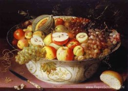 Stilleven van fruit in een Wan-li-kom Stilleven van fruit in een Wan-li-kom