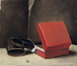 Scatola rossa met astuccio per occhiali Scatola rossa met astuccio per occhiali