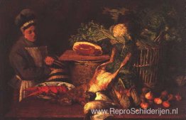 Stilleven en vrouw Stilleven en vrouw