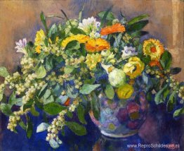 Vaas met bloemen Vaas met bloemen