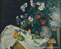 Stilleven met bloemen en fruit Stilleven met bloemen en fruit