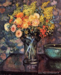 Vaas met bloemen Vaas met bloemen