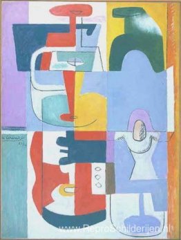 Twee flessen en het eierdopje Twee flessen en het eierdopje