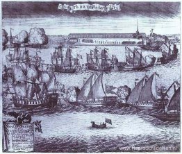 De binnenkomst van vier Zweedse fregatten in Sint-Petersburg na De binnenkomst van vier Zweedse fregatten in Sint-Petersburg na