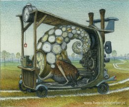 Wekker zwervende verkoper Wekker zwervende verkoper