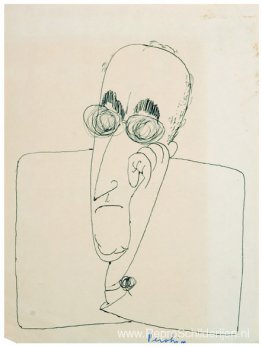 Portret van M.H. Maxy Portret van M.H. Maxy