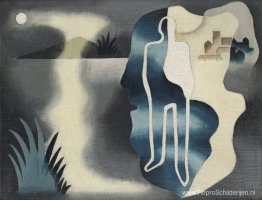 Figuur in landschap IV Figuur in landschap IV