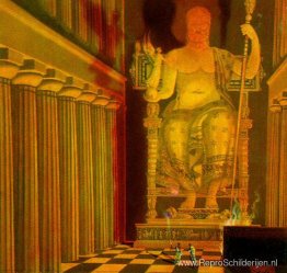 Standbeeld van Olympische Zeus Standbeeld van Olympische Zeus