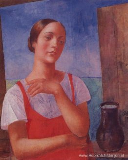 Het meisje in Sarafan Het meisje in Sarafan