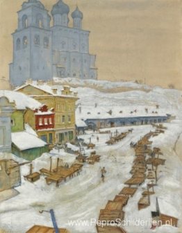 Pskov. De vismarkt. Pskov. De vismarkt.