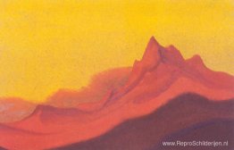 Studie van bergen Studie van bergen