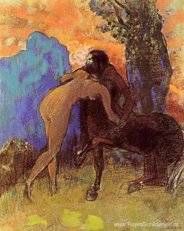 Strijd tussen vrouw en centaur Strijd tussen vrouw en centaur