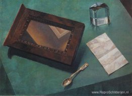 Stilleven met spiegel Stilleven met spiegel