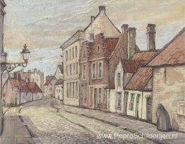 Een straat in Brugge Een straat in Brugge