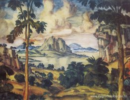 Romantisch landschap Romantisch landschap