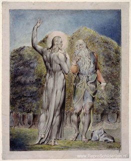 Christus verleid door Satan om de stenen in brood te veranderen Christus verleid door Satan om de stenen in brood te veranderen