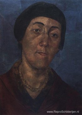 Portret van M.F.Petrova-Vodkina, de vrouw van de kunstenaar Portret van M.F.Petrova-Vodkina, de vrouw van de kunstenaar