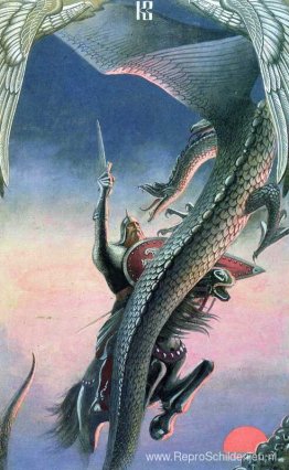 Dobrynya's gevecht met een draak Dobrynya's gevecht met een draak