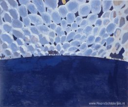 Maanverlicht landschap Maanverlicht landschap