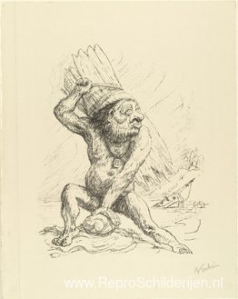 Caliban uit de portefeuille Visies van Shakespeare (Shakespeare Caliban uit de portefeuille Visies van Shakespeare (Shakespeare
