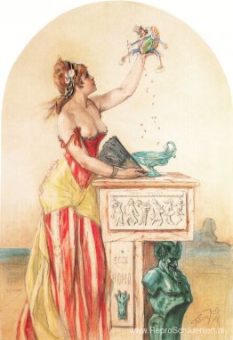 Dame met pop Dame met pop