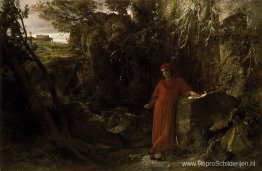 Petrarca bij de fontein van Vaucluse Petrarca bij de fontein van Vaucluse