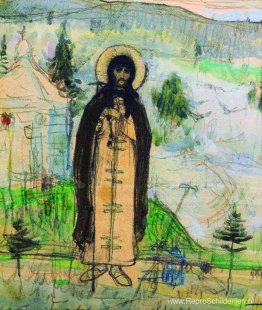 Eerwaarde Sergius van Radonezh (schets) Eerwaarde Sergius van Radonezh (schets)