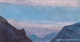 Studie van bergen Studie van bergen