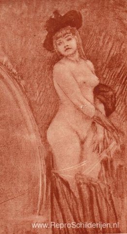 Coquette voor een spiegel Coquette voor een spiegel