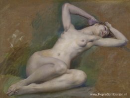 Studie voor de figuur van "Lente" in l'Opéra-Comique, Parijs Studie voor de figuur van "Lente" in l'Opéra-Comique, Parijs