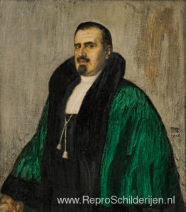 Portret van prof. dr. Josef Amann, Albert jr., een gynaecoloog, Portret van prof. dr. Josef Amann, Albert jr., een gynaecoloog,