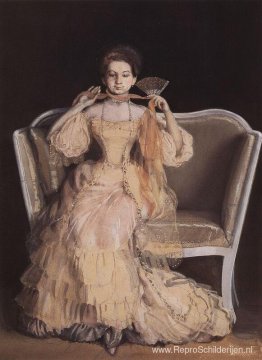 Dame in roze Dame in roze