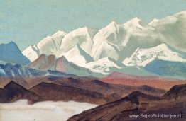 Himalaya. Keten van Kanchenjunga. Himalaya. Keten van Kanchenjunga.