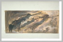 Illustratieproject voor Macbeth - entree van de heksen Illustratieproject voor Macbeth - entree van de heksen