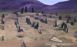 Doring, Tibetaanse menhirs. Doring, Tibetaanse menhirs.