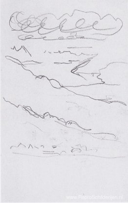 Het meer van Thun vanaf het pad naar de plaat Schynigen Het meer van Thun vanaf het pad naar de plaat Schynigen