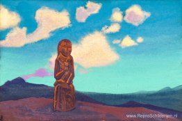 De houder van de beker. Mongolië. De houder van de beker. Mongolië.