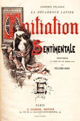 Schutblad van Joséphin Péladans roman 'Initiation Sentimentale' Schutblad van Joséphin Péladans roman 'Initiation Sentimentale'