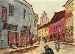 Straat in Vilno Straat in Vilno