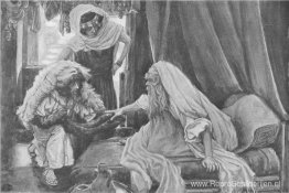 Isaac voelt Jacob als Rebekka Isaac voelt Jacob als Rebekka