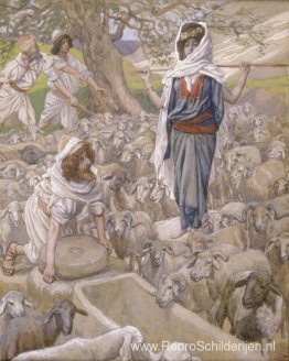 Jacob en Rachel bij de bron Jacob en Rachel bij de bron