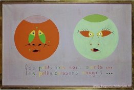 Les petits poissons rouges... les petits pois sont verts... Les petits poissons rouges... les petits pois sont verts...