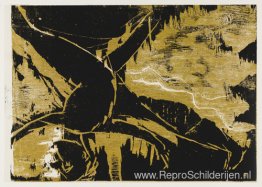 Springende figuur Springende figuur