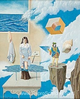 surrealistisch schilderij surrealistisch schilderij