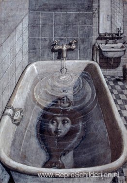 Wat is een monster? Vrouwenzool in badkuip Wat is een monster? Vrouwenzool in badkuip