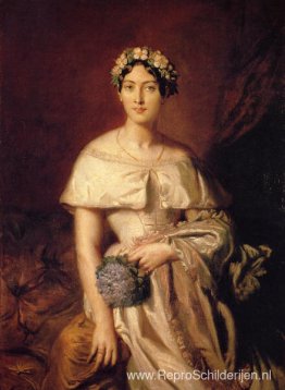 Portret van juffrouw de Cabarrus Portret van juffrouw de Cabarrus