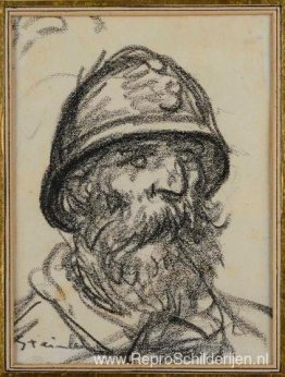 Portret van Poilu Portret van Poilu