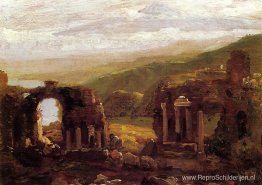 De ruïnes van Taormina De ruïnes van Taormina
